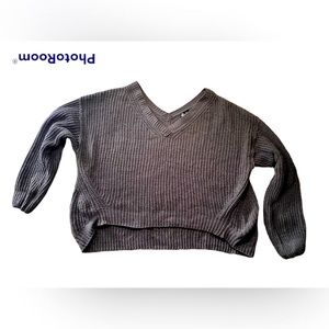 Grey oversize sweater